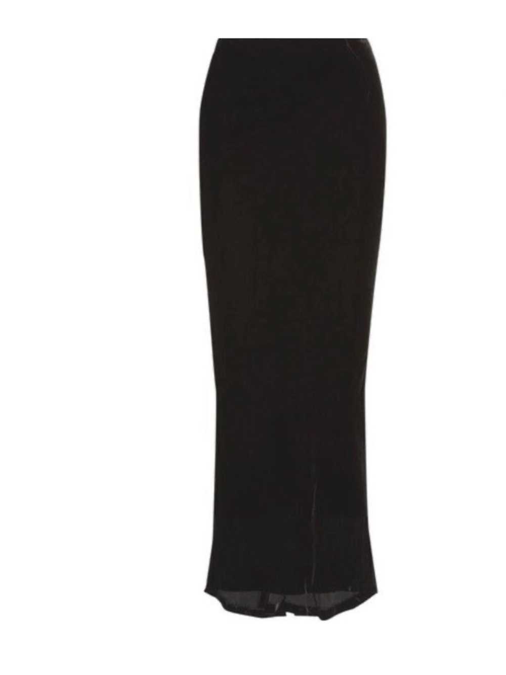 Joie Lulene Black Velvet Maxi Skirt